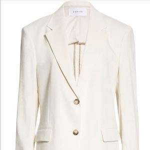 FRAME Grandfather Linen Blend Jacket/Blazer NWOT. XL.  FREE SHIP